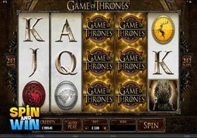 Game of Thrones Slots Review on spin and win